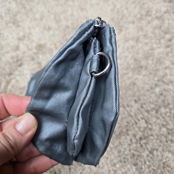 Kipling Creativity Small Metallic Gray Pouch Wallet - Picture 4 of 7